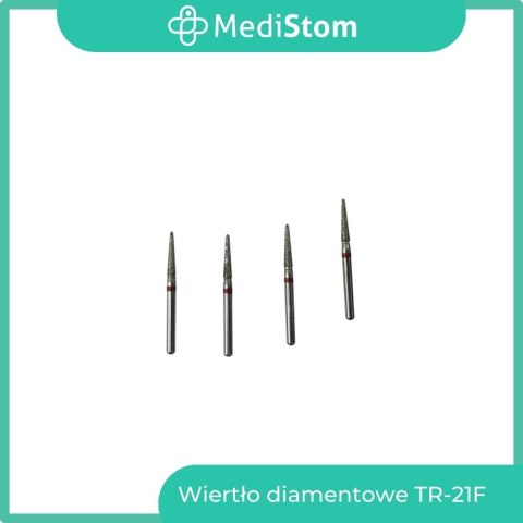 Wiertło Diamentowe TR-21F 197-016F; (czerwone); 10 szt. Wiertło Diamentowe TR-21F 197-016F; (czerwone); 10 szt.