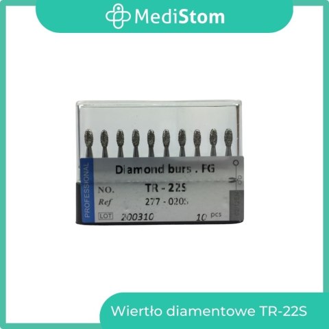 Wiertło Diamentowe TR-22S 277-020S; (czarne); 10 szt. Wiertło Diamentowe TR-22S 277-020S; (czarne); 10 szt.