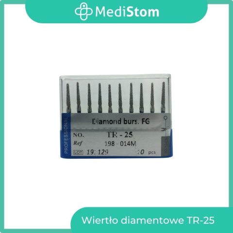Wiertło Diamentowe TR-25 198-014M; (niebieskie); 10 szt. Wiertło Diamentowe TR-25 198-014M; (niebieskie); 10 szt.