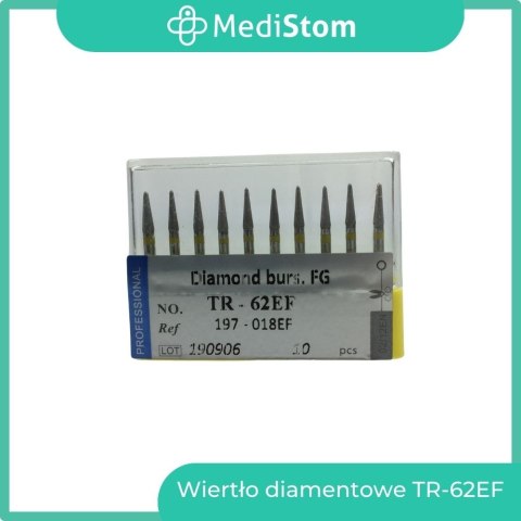 Wiertło Diamentowe TR-62EF 197-018EF; (żółte); 10 szt. Wiertło Diamentowe TR-62EF 197-018EF; (żółte); 10 szt.
