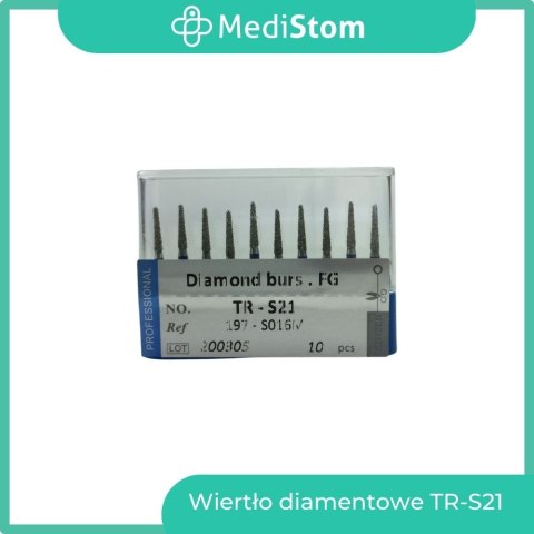 Wiertło Diamentowe TR-S21 197-S016M; (niebieskie); 10 szt. Wiertło Diamentowe TR-S21 197-S016M; (niebieskie); 10 szt.