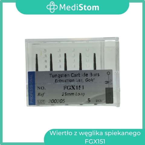 Wiertło z węglika spiekanego FG X151; 5 szt. Wiertło z węglika spiekanego FG X151; 5 szt.