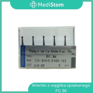 Wiertło z węglika spiekanego FG 36; 5 szt.