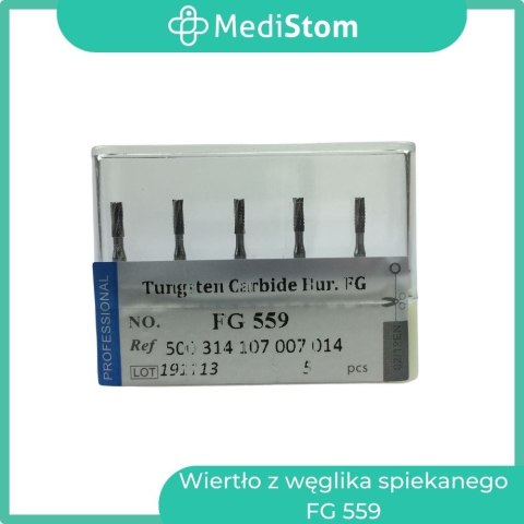 Wiertło z węglika spiekanego FG 559; 5 szt. Wiertło z węglika spiekanego FG 559; 5 szt.