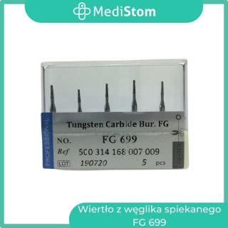 Wiertło z węglika spiekanego FG 699; 5 szt.