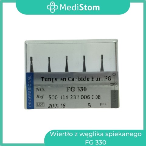 Wiertło z węglika spiekanego FG 330; 5 szt. Wiertło z węglika spiekanego FG 330; 5 szt.