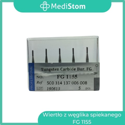 Wiertło z węglika spiekanego FG 1155; 5 szt. Wiertło z węglika spiekanego FG 1155; 5 szt.