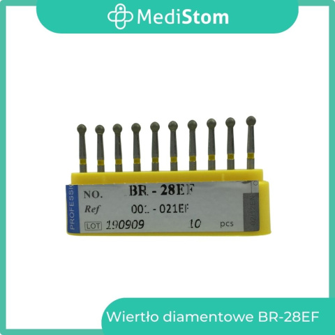 Wiertło Diamentowe BR-28EF 001-021EF; (żółte); 10 szt. Wiertło Diamentowe BR-28EF 001-021EF; (żółte); 10 szt.