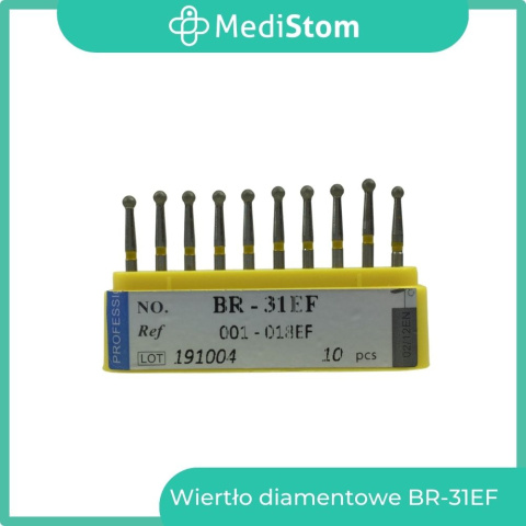 Wiertło Diamentowe BR-31EF 001-018EF; (żółte); 10 szt. Wiertło Diamentowe BR-31EF 001-018EF; (żółte); 10 szt.