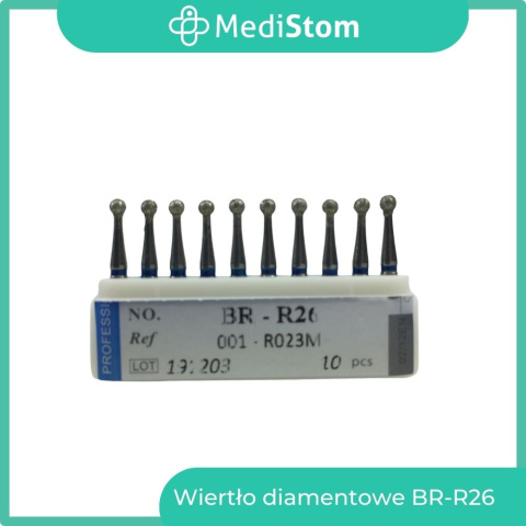 Wiertło Diamentowe BR-R26 001-R023M; (niebieskie); 10 szt.