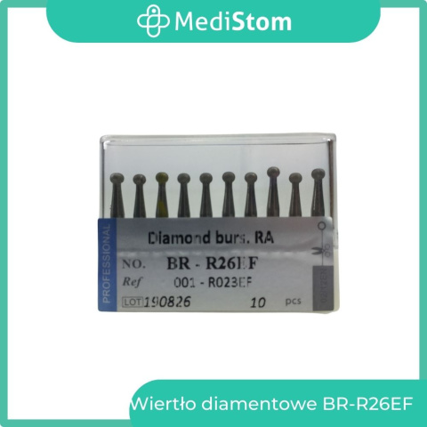 Wiertło Diamentowe BR-R26EF 001-R023EF; (żółte); 10 szt. Wiertło Diamentowe BR-R26EF 001-R023EF; (żółte); 10 szt.