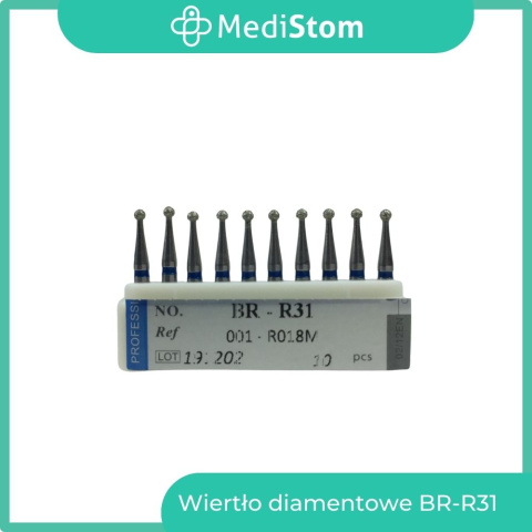Wiertło Diamentowe BR-R31 001-R018M; (niebieskie); 10 szt. Wiertło Diamentowe BR-R31 001-R018M; (niebieskie); 10 szt.