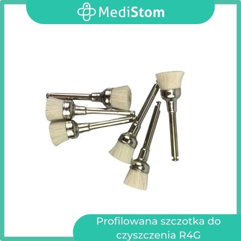 Szczoteczka do polerowania na kątnicę R4G; 10 szt. Szczoteczka do polerowania na kątnicę R4G; 10 szt.