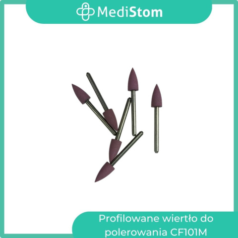 Silikonowa gumka do polerowania kompozytu i ceramiki Cf101M; 10 szt. Silikonowa gumka do polerowania kompozytu i ceramiki Cf101M; 10 szt.