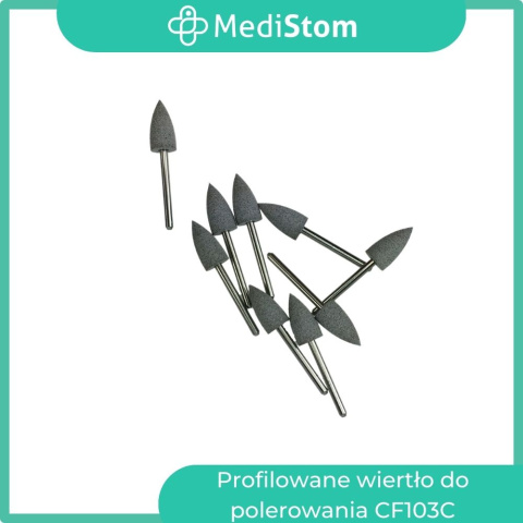 Silikonowa gumka do polerowania kompozytu i ceramiki Cf103C; 10 szt. Silikonowa gumka do polerowania kompozytu i ceramiki Cf103C; 10 szt.