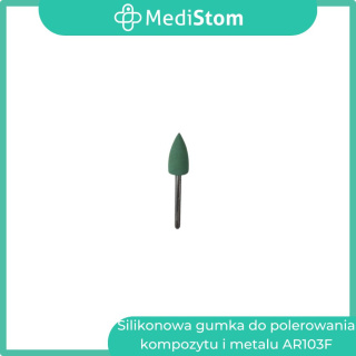 Silikonowa gumka do polerowania kompozytu i metalu AR103F; 10 szt.