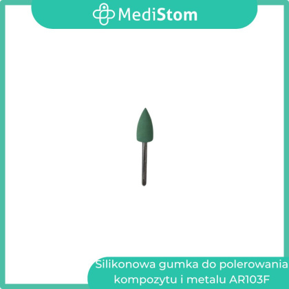 Silikonowa gumka do polerowania kompozytu i metalu AR103F; 10 szt.
