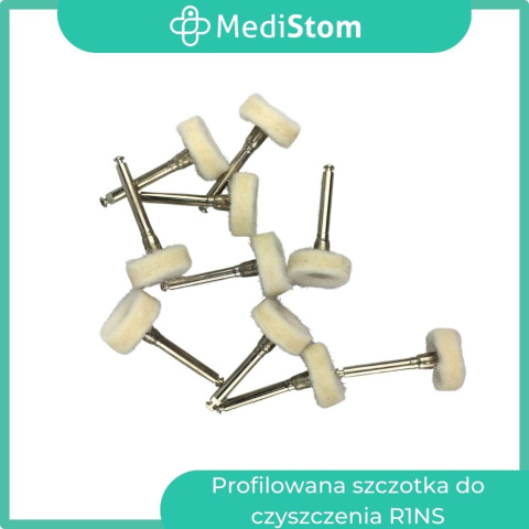 Szczoteczka do polerowania na kątnicę R1Ns; 10 szt. Szczoteczka do polerowania na kątnicę R1Ns; 10 szt.