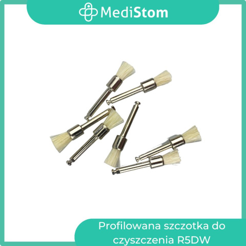 Szczoteczka do polerowania na kątnicę R5Dw; 10 szt. Szczoteczka do polerowania na kątnicę R5Dw; 10 szt.