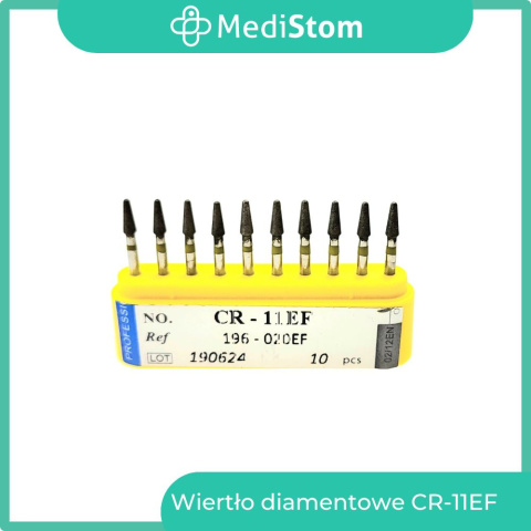 Wiertło Diamentowe CR-11EF 196-020EF; (żółte); 10 szt. Wiertło Diamentowe CR-11EF 196-020EF; (żółte); 10 szt.