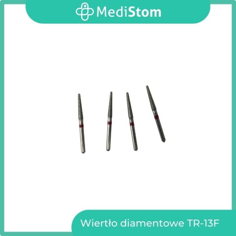 Wiertło Diamentowe TR-13F 199-018F; (czerwone); 10 szt. Wiertło Diamentowe TR-13F 199-018F; (czerwone); 10 szt.
