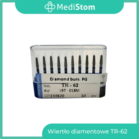 Wiertło diamentowe TR-62 197-018M; (niebieskie); 10 szt. Wiertło diamentowe TR-62 197-018M; (niebieskie); 10 szt.