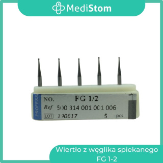 Wiertło z węglika spiekanego FG 1/2; 5 szt.