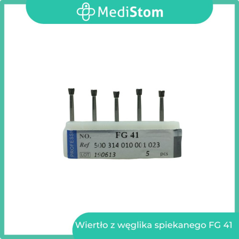 Wiertło z węglika spiekanego FG 41; 5 szt. Wiertło z węglika spiekanego FG 41; 5 szt.