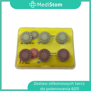 Zestaw krążków spiralnych do polerowania 6011