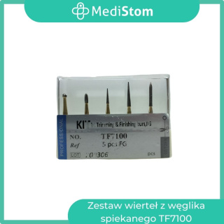 Zestaw wierteł z węglika spiekanego do wykończenia i opracowania