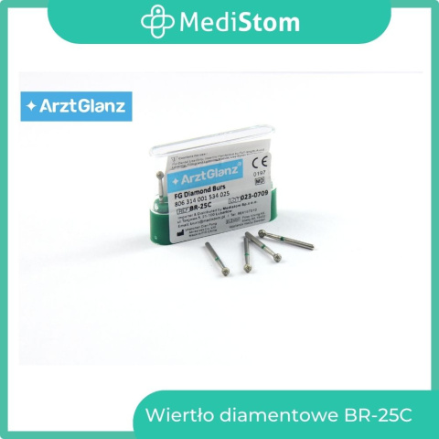 Wiertło Diamentowe BR-25C 001-025C; (zielone); 10 szt.