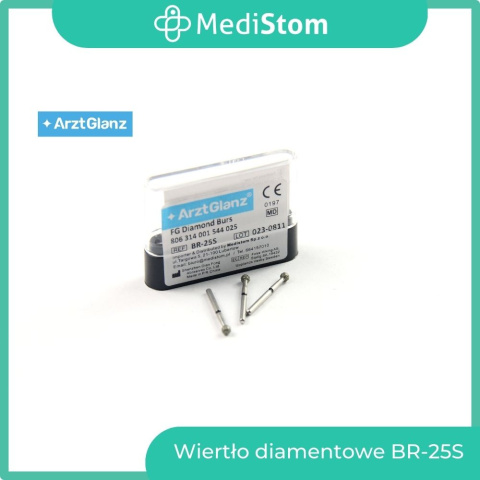 Wiertło Diamentowe BR-25S 001-025S; (czarne); 10 szt.