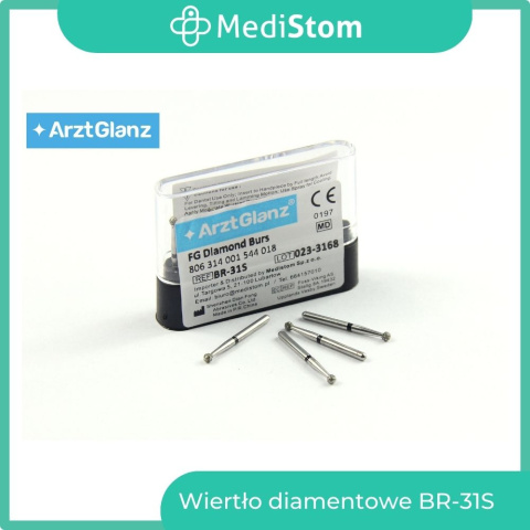 Wiertło Diamentowe BR-31S 001-018S; (czarne); 10 szt.