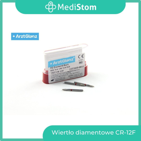 Wiertło Diamentowe CR-12F 196-016F; (czerwone); 10 szt. Wiertło Diamentowe CR-12F 196-016F; (czerwone); 10 szt.