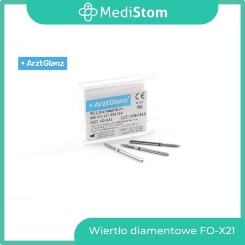 Wiertło Diamentowe FO-X21 249-X014M; (niebieskie); 5 szt.