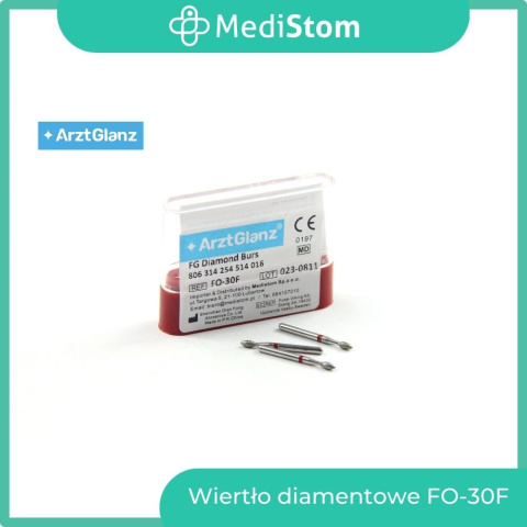 Wiertło Diamentowe FO-30F 254-016F; (czerwone); 10 szt.