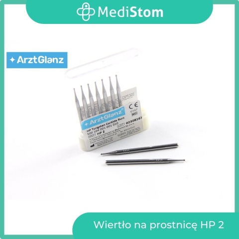 Wiertło na prostnicę HP 2; (różyczka 1mm); 5 szt. Wiertło na prostnicę HP 2; (różyczka 1mm); 5 szt.
