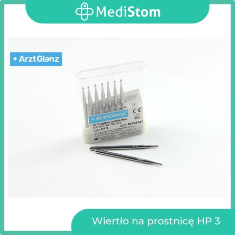 Wiertło na prostnicę HP 3; (różyczka 1,2mm); 5 szt.