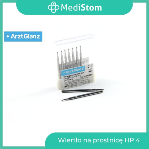 Wiertło na prostnicę HP 4; (różyczka 1,4mm); 5 szt.