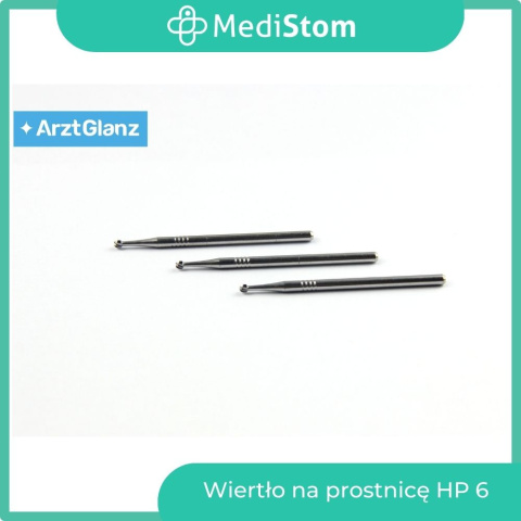 Wiertło na prostnicę HP 6; (różyczka 1,8mm); 5 szt. Wiertło na prostnicę HP 6; (różyczka 1,8mm); 5 szt.