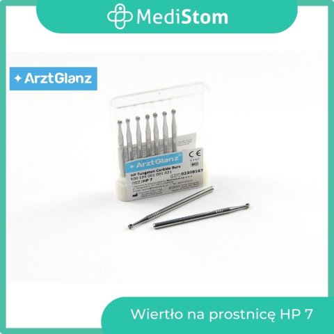 Wiertło na prostnicę HP 7; (różyczka 2,1mm); 5 szt. Wiertło na prostnicę HP 7; (różyczka 2,1mm); 5 szt.