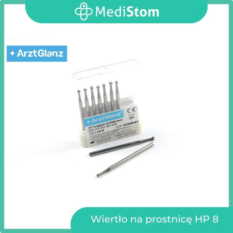 Wiertło na prostnicę HP 8; (różyczka 2,3mm); 5 szt.