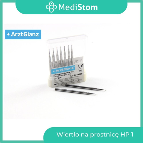 Wiertło na prostnicę HP 1; (różyczka 0,8mm); 5 szt. Wiertło na prostnicę HP 1; (różyczka 0,8mm); 5 szt.