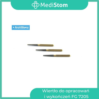 Wiertło z węglika spiekanego do opracowań i wykończeń FG 7205; 5 szt.