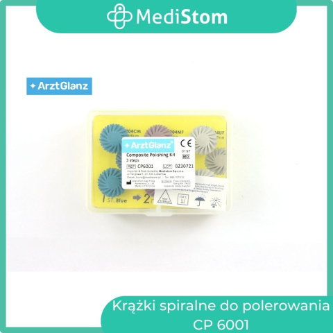 Zestaw krążków spiralnych do polerowania CP 6001 Zestaw krążków spiralnych do polerowania CP 6001