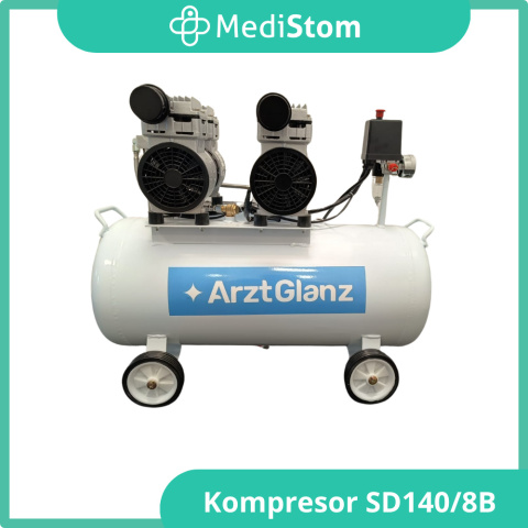 Kompresor Stomatologiczny 65litrów / 330l/min model:SD140/8B Kompresor Stomatologiczny 65litrów / 330l/min model:SD140/8B