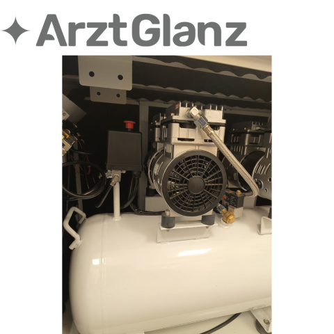 Kompresor Stomatologiczny Arzt Glanz 50litrów / 330l/min / 54db model:SD140/8GL Kompresor Stomatologiczny Arzt Glanz 50litrów / 330l/min / 54db model:SD140/8GL