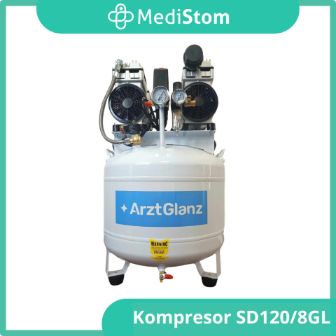 Kompresor Stomatologiczny SD-120/8GL, 50l z osuszaczem ARZT GLANZ Kompresor Stomatologiczny SD-120/8GL, 50l z osuszaczem ARZT GLANZ
