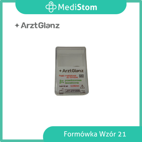 Paski do formówek tłoczone Arzt Glanz przedtrzonowe lewostronne wzór 21 Paski do formówek tłoczone Arzt Glanz przedtrzonowe lewostronne wzór 21