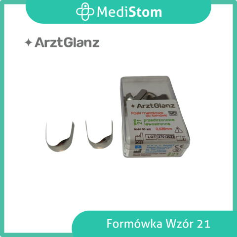 Paski do formówek tłoczone Arzt Glanz przedtrzonowe lewostronne wzór 21 Paski do formówek tłoczone Arzt Glanz przedtrzonowe lewostronne wzór 21